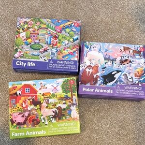 Set of 3 kids puzzles!